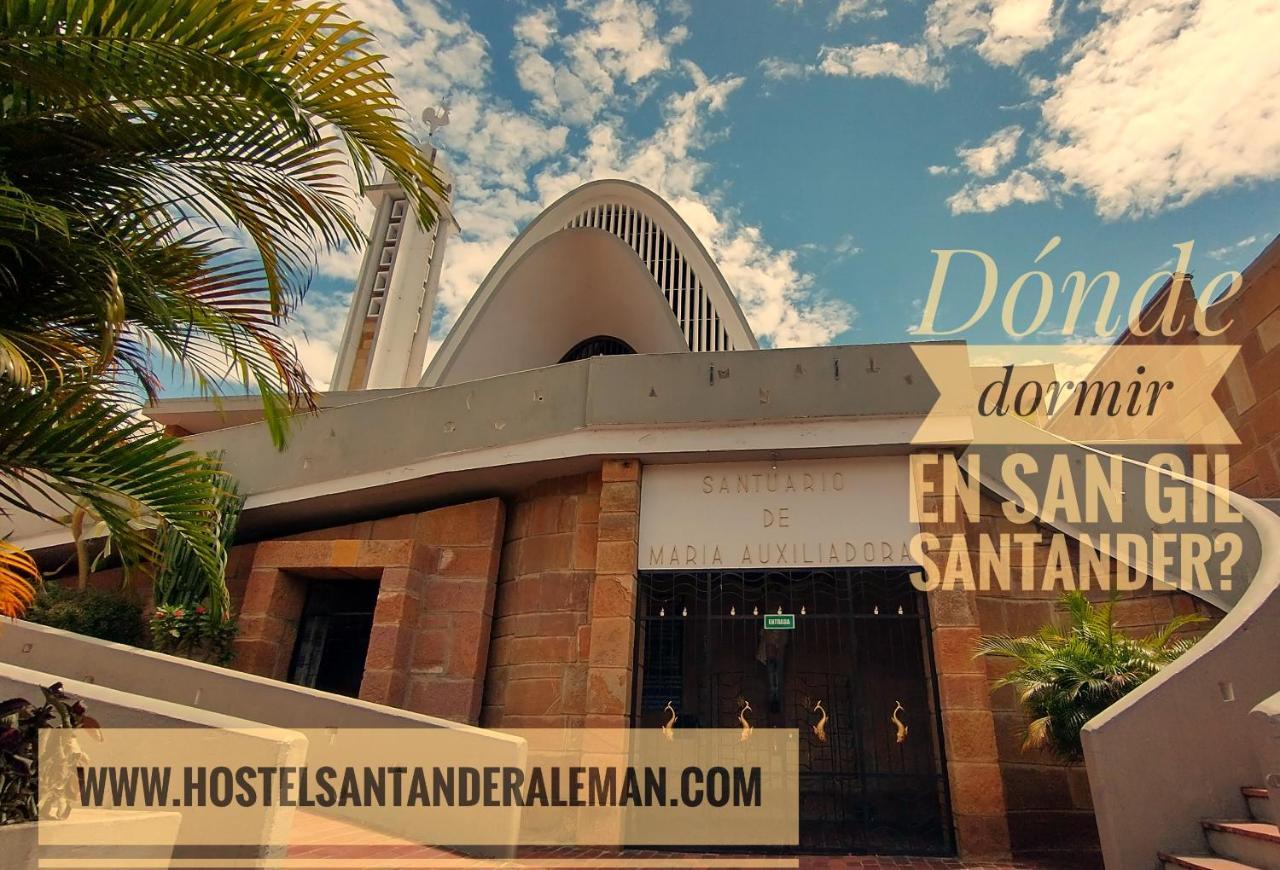 Santander Aleman Hostel San Gil Extérieur photo