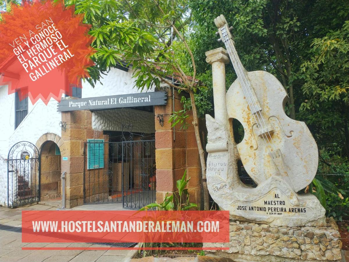 Santander Aleman Hostel San Gil Extérieur photo